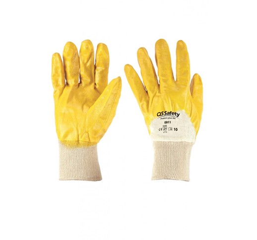 0911 COATED GLOVES  COTTON NBR COATED