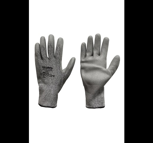 HDP-3 CUT-RESISTANT GLOVES  13G PU COATED NYLON