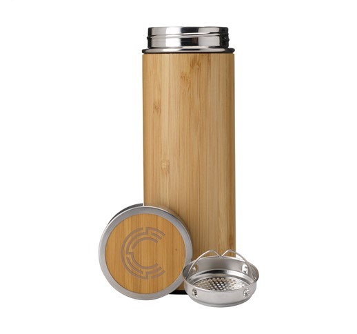 Osaka 360 ml bamboo thermo bottle/thermo cup