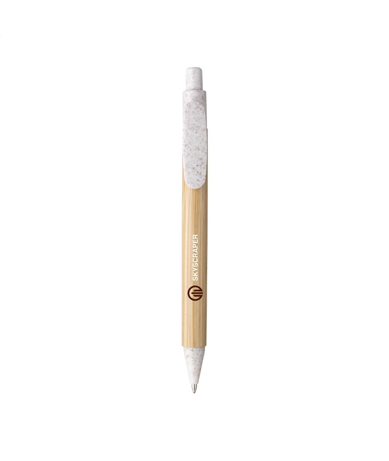 Kemični svinčnik Bamboo Wheat Pen iz pšenične slame