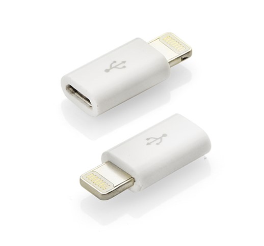 MicroUSB to Lightning adapter