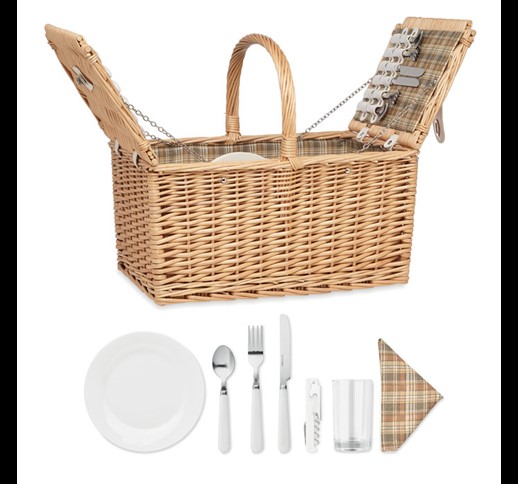 MIMBRE PLUS - Wicker picnic basket 4 people