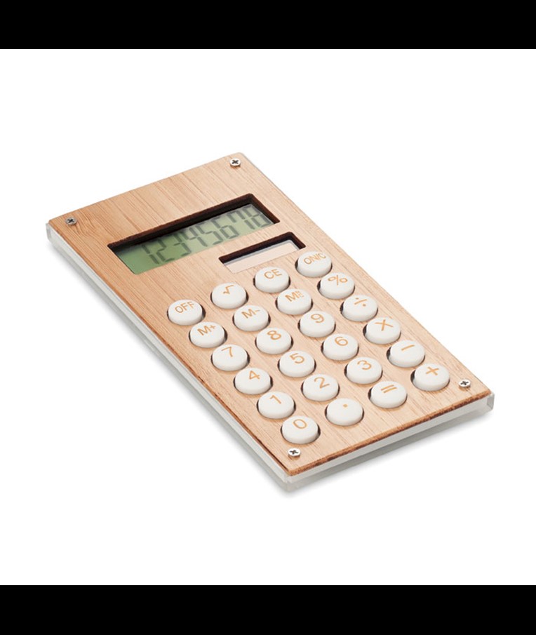 CALCUBAM - 8 digit bamboo calculator