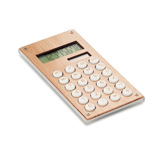 8-mestni bambusov kalkulator - CALCUBAM 
