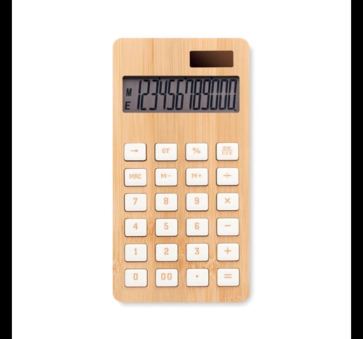 12-mestni bambusov kalkulator - CALCUBIM 