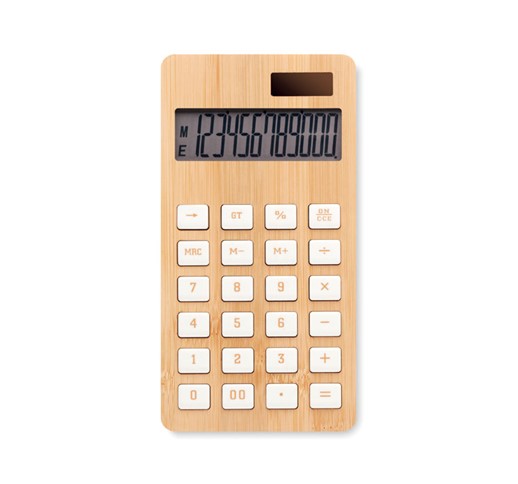 12-mestni bambusov kalkulator - CALCUBIM 