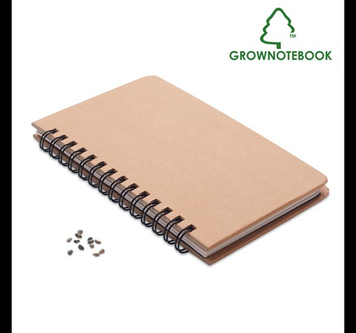 Grownotebook™ - Zvezek s semeni borovca