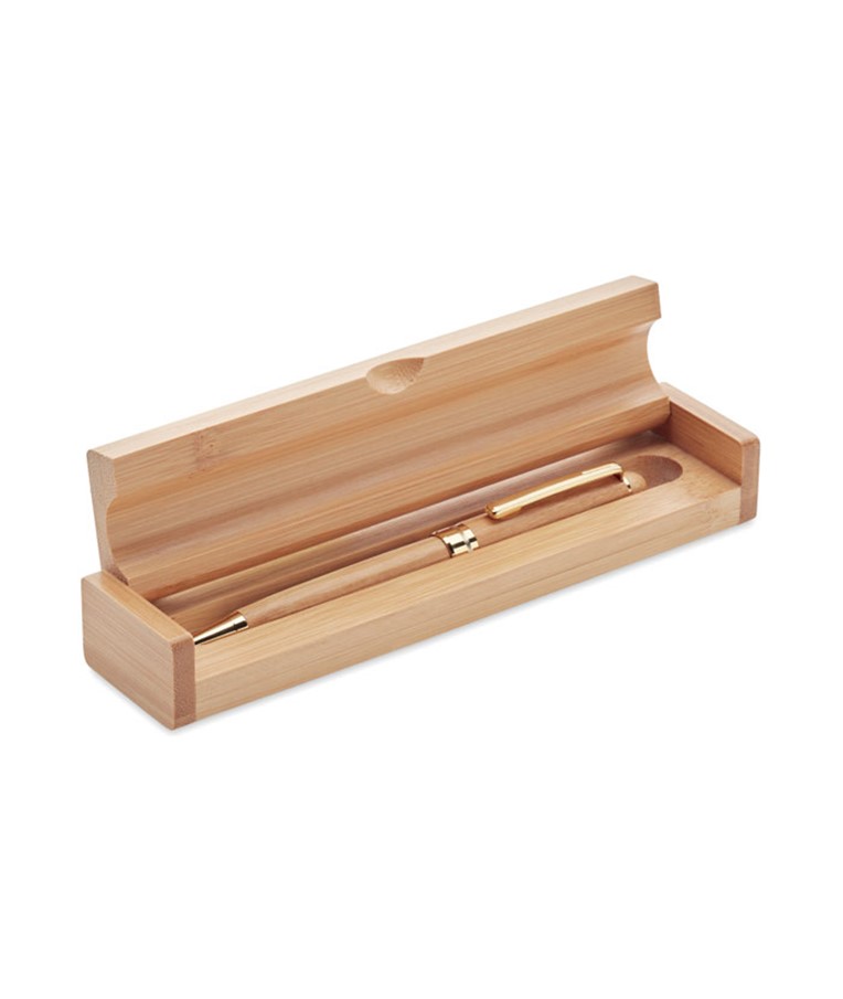 ETNA - Kemični svinčnik iz bambusa v škatli