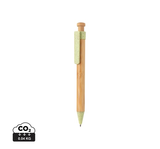 Bambusovo pero s sponko iz pšenične slame