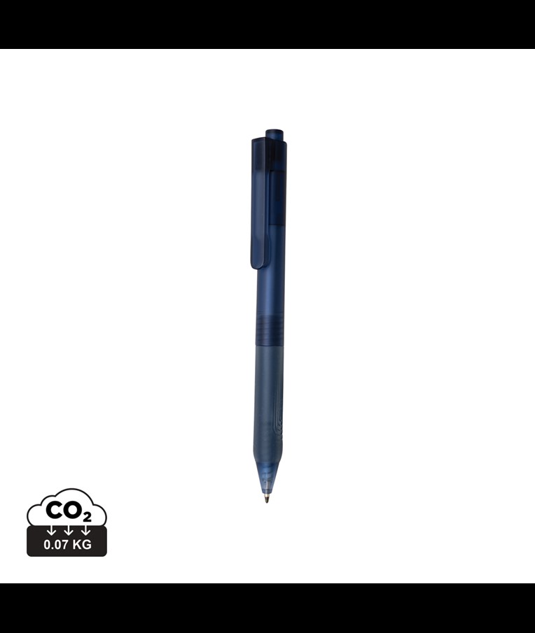 X9 frosted pen with silicone grip