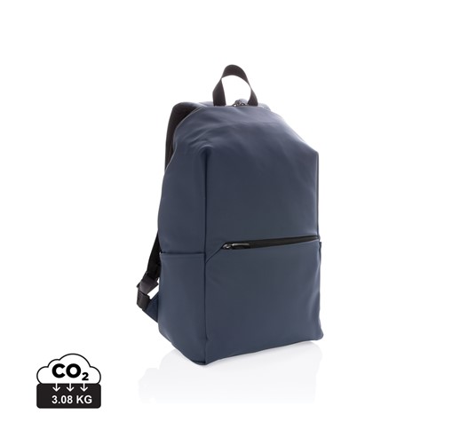 Smooth PU 15.6"laptop backpack