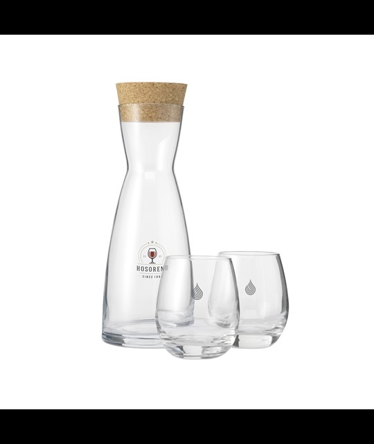 Ypsilon Carafe 1 L with a cork cap