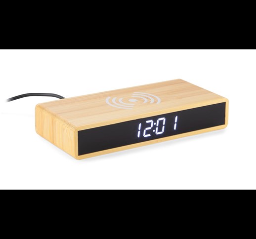 Wireless charger desk clock INDUCTO