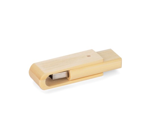 Bambusov USB ključ TWISTER 16 GB