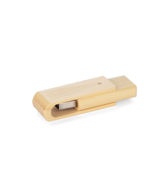 Bambusov USB ključ TWISTER 16 GB