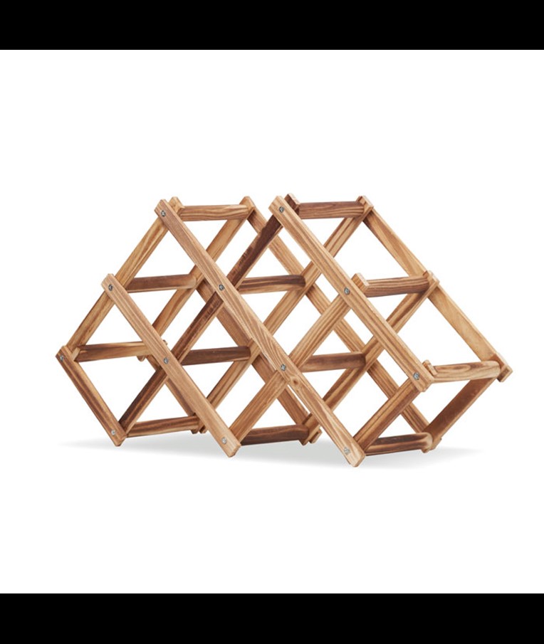 ENTEULAT - Foldable wooden wine rack