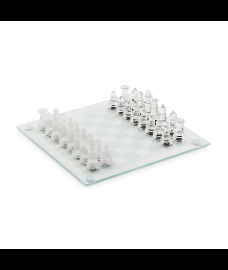 SCAGLASS - Glass chess set board game