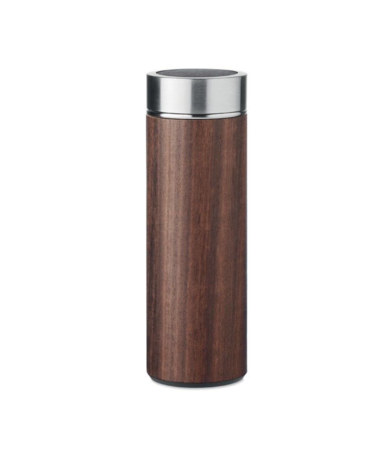 BATUMI OAK - Double wall wooden flask 400ml