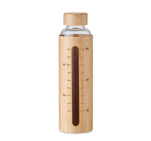 SHAUMAR - Glass bottle bamboo lid 600ml