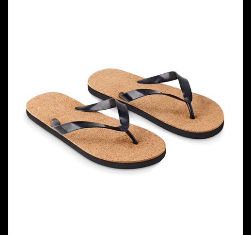BOMBAI M - Cork beach slippers M