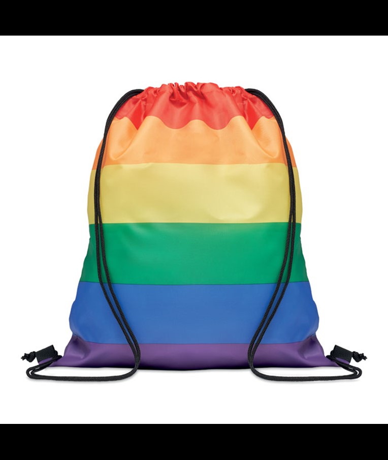 BOW - Rainbow RPET drawstring bag