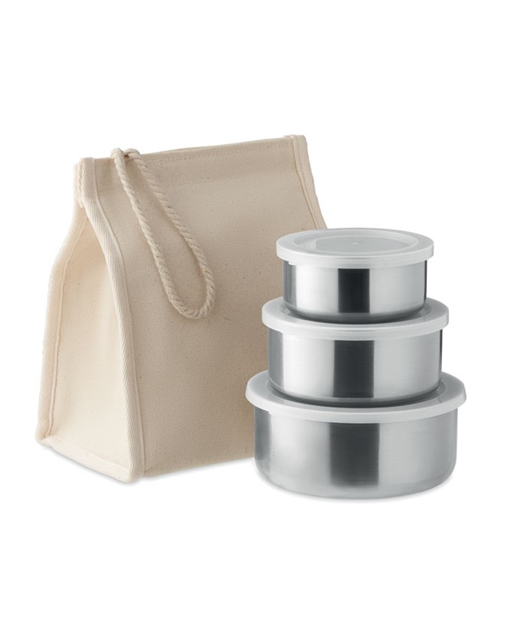 TEMPLE - Set of 3 stainless steel boxes
