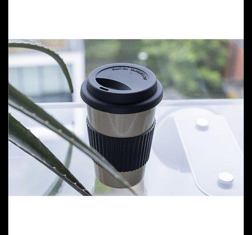 Rice Cup with lid and sleeve 400 ml coffee cup