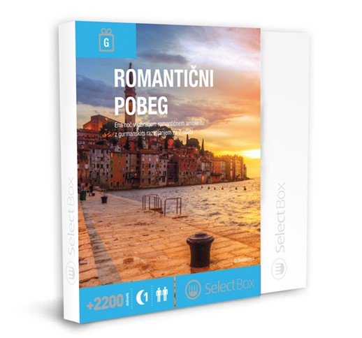Darilni paket SelectBox:  Romantični pobeg (G) z darilnim bonom
