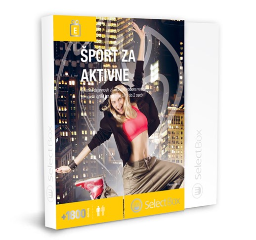 Darilni paket SelectBox:  Šport za aktivne (E) z darilnim bonom