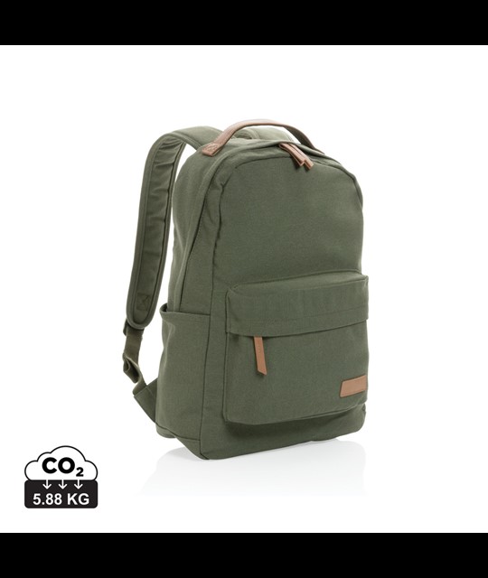Impact AWARE™ 16 oz. recycled canvas backpack