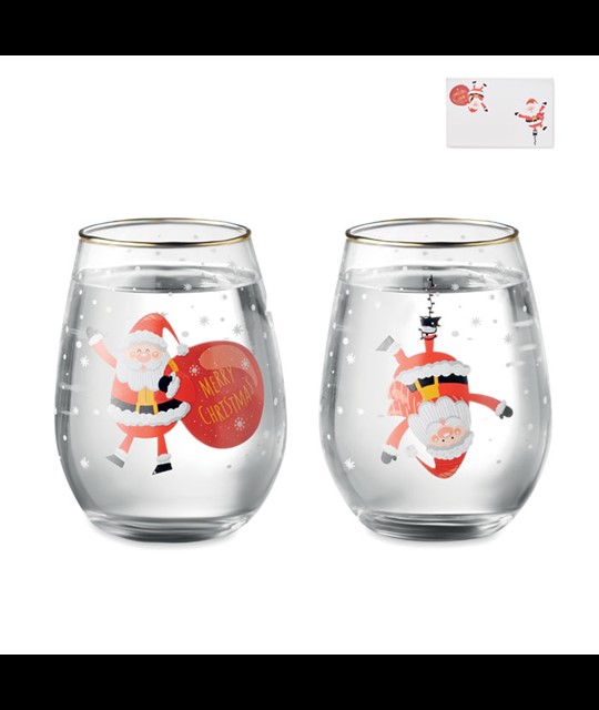 NOEL - Set 2 božičnih kozarcev
