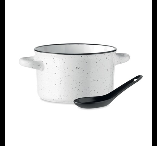 PIGA BOWL - Keramična vintage skleda 550 ml
