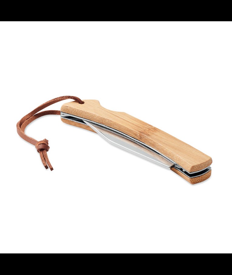 MANSAN - Foldable knife in bamboo