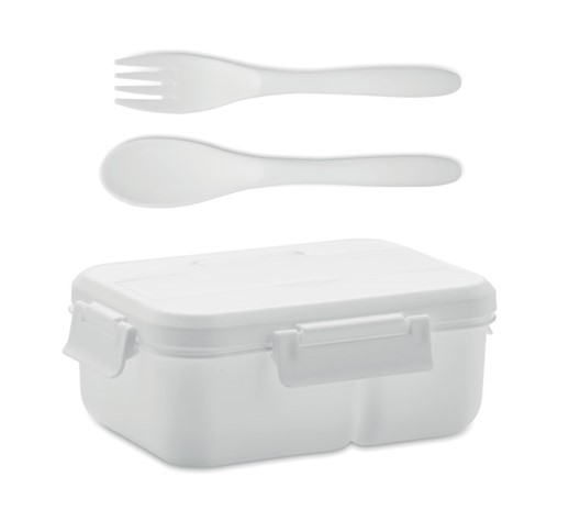 MAKAN - Lunch box with cutlery in PP