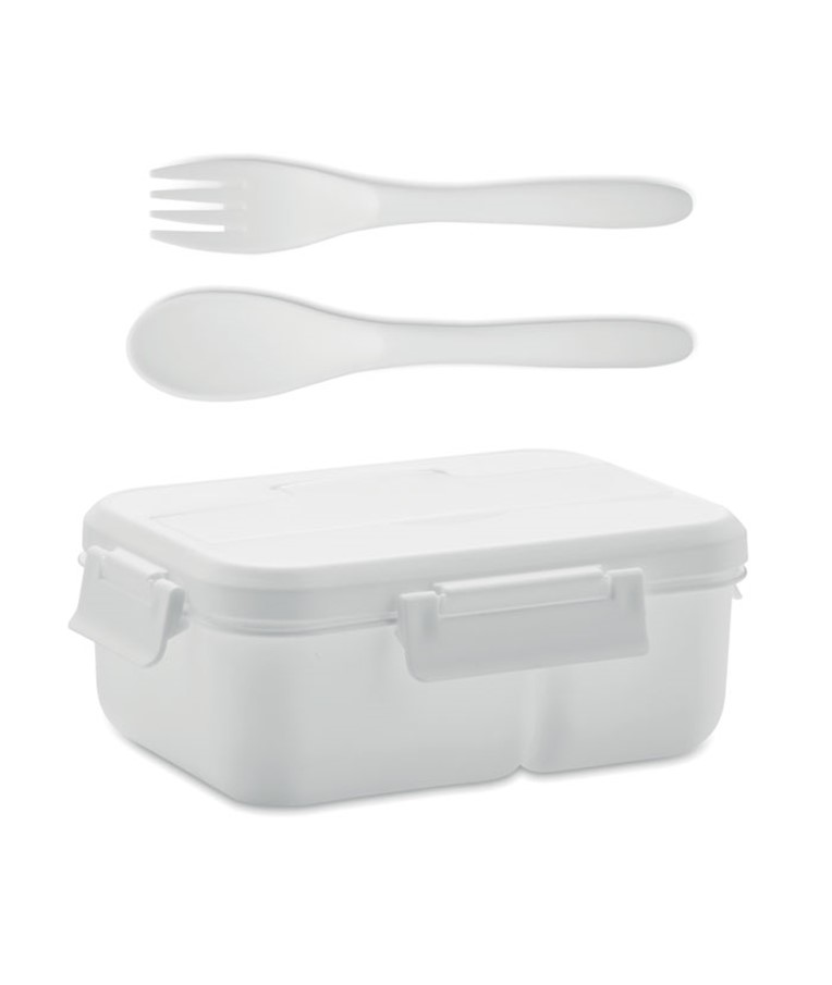 MAKAN - Lunch box with cutlery in PP