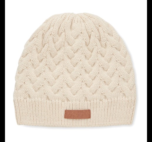 KATMAI - Cable knit beanie in RPET
