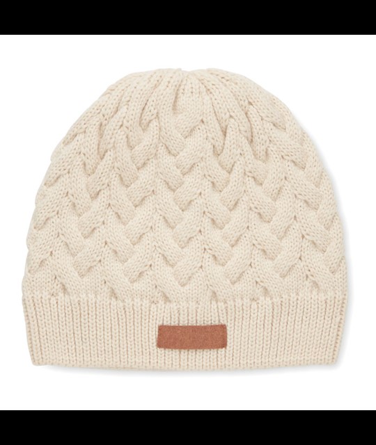 KATMAI - Cable knit beanie in RPET