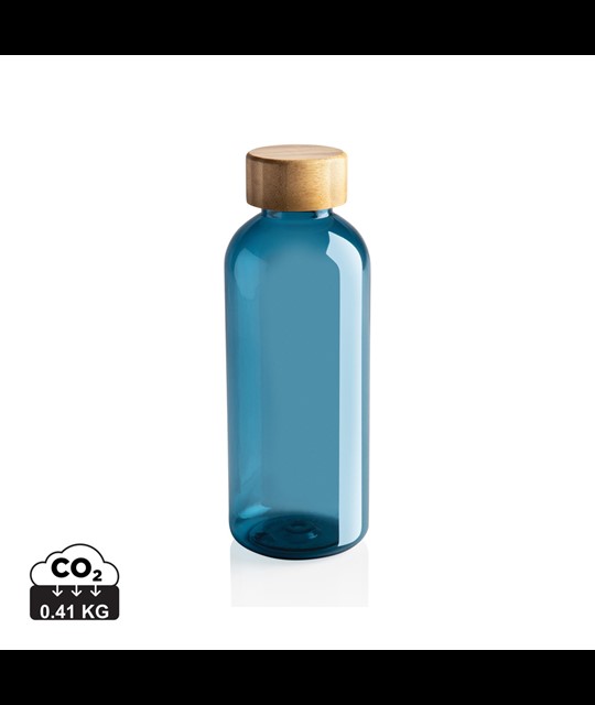 RCS RPET bottle with bamboo lid
