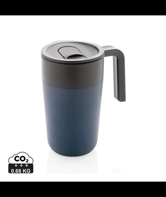 GRS Recycled PP and SS mug with handle
