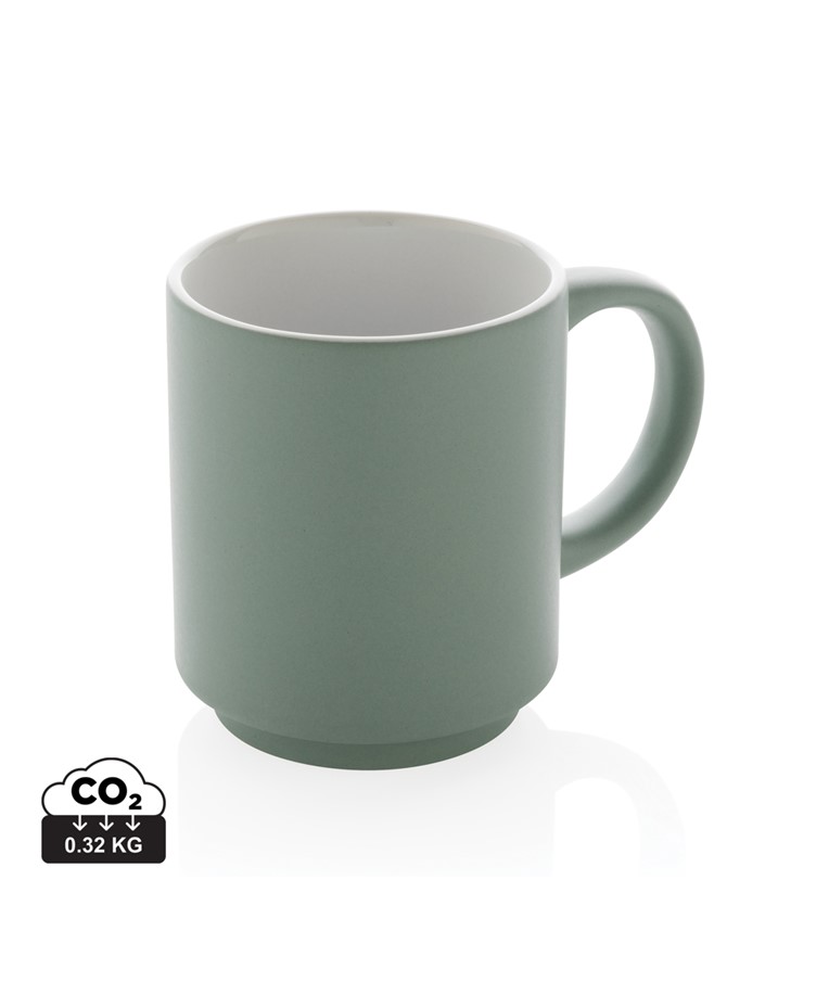 Ceramic stackable mug