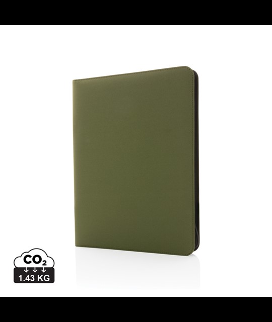 Impact Aware™ deluxe 300D tech portfolio with zipper