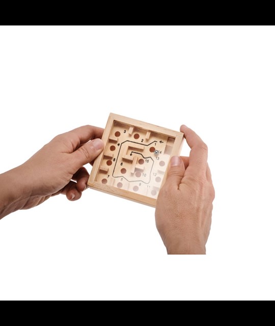 ZUKY - Pine wooden labyrinth game