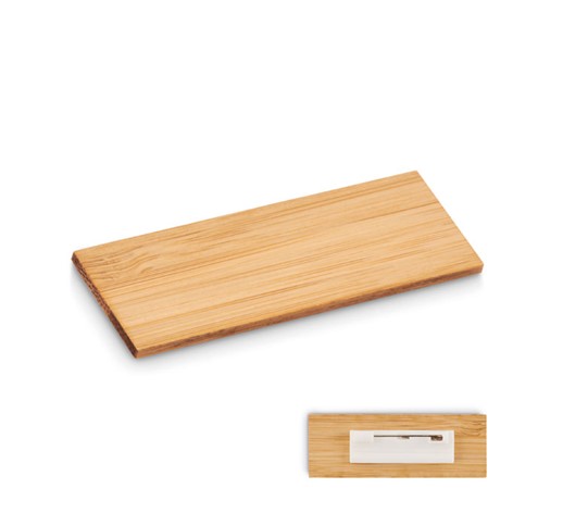 DERI - Držalo za tablico z imenom iz bambusa