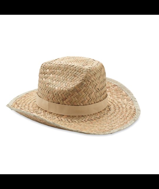 TEXAS - Naravni slamnati kavbojski klobuk