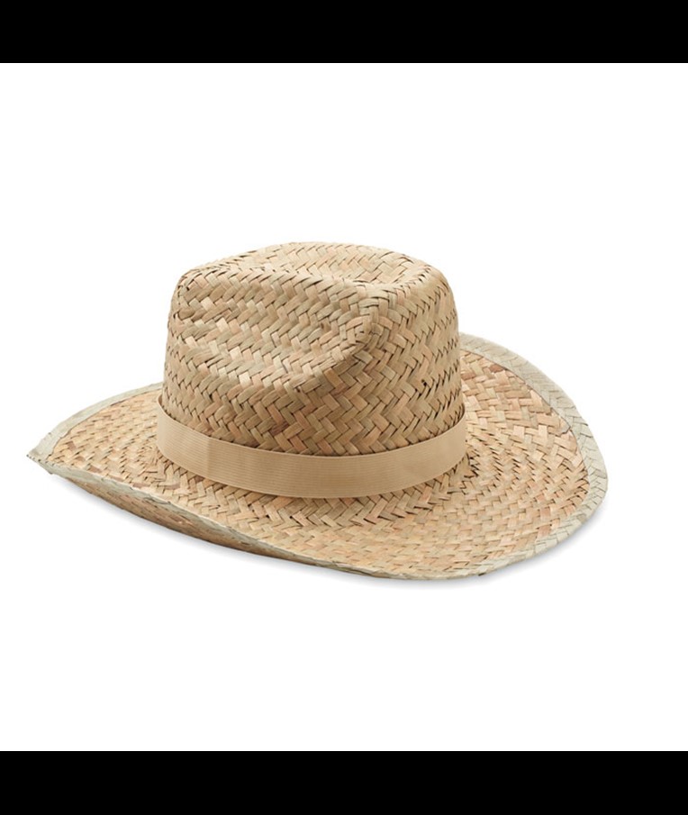 TEXAS - Natural straw cowboy hat
