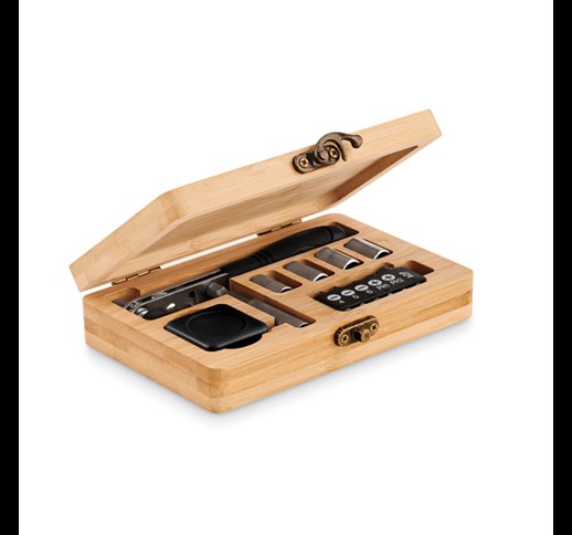 FUROBAM - 13 piece tool set, bamboo case