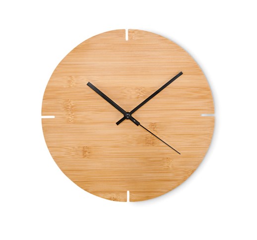 ESFERE - Stenska ura iz bambusa okrogle oblike