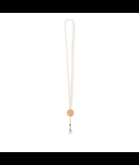 KARA - Cotton Lanyard with metal hook