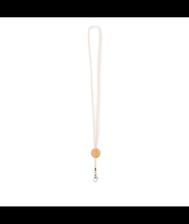 KARA - Cotton Lanyard with metal hook