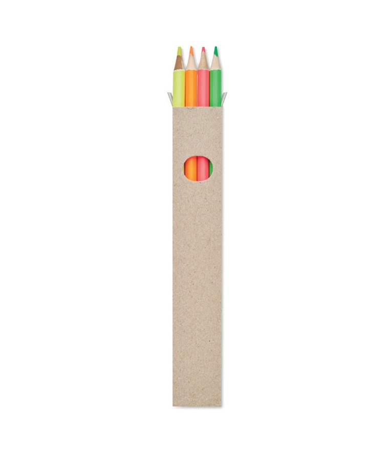 BOWY - 4 svinčniki za osvetljevanje v škatli